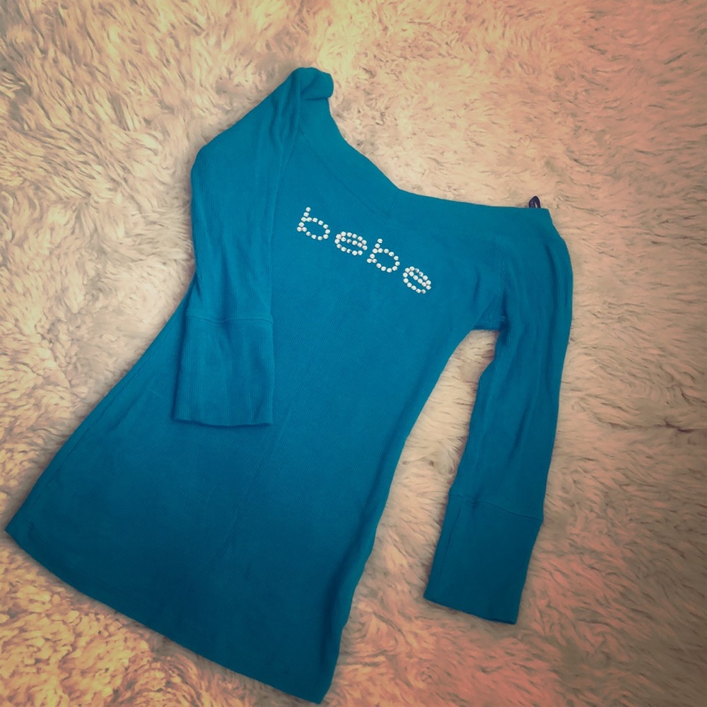 Blue BEBE shirt